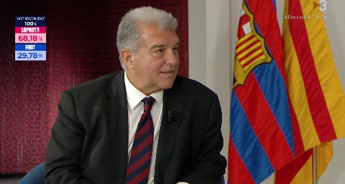  拉波尔塔连任巴萨主席，信心满满展望未来；球迷认可延续既有路线。 体育新闻